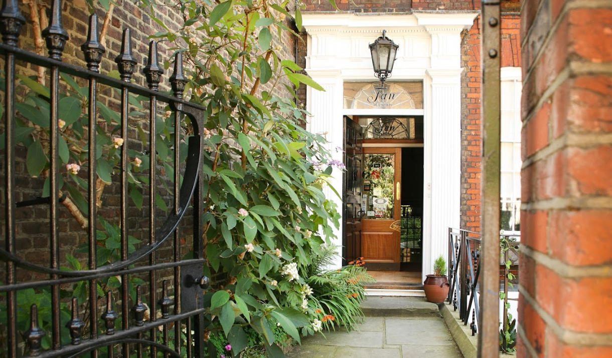 The Fan Museum entrance in Greenwich